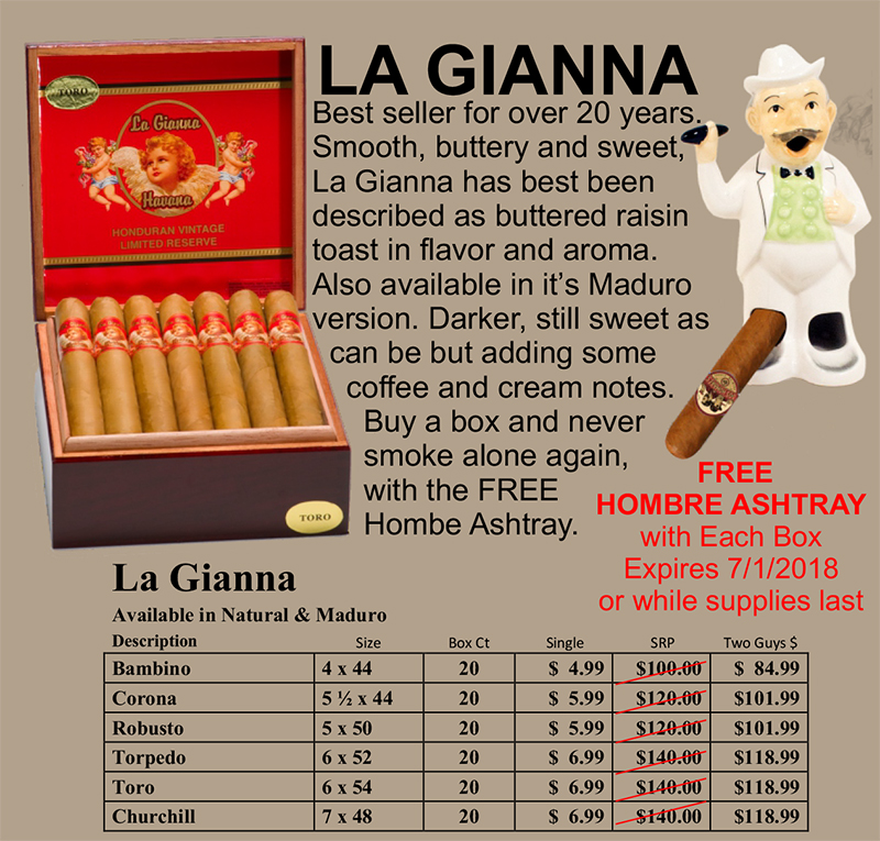 La Gianna Cigars Buy Premium Cigars Online From 2 Guys Cigars